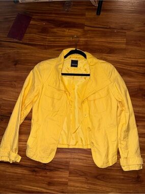 $5 Friday Taifun Women's Yellow Casual Blazer Jacket
